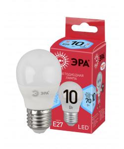 Лампа светодиодная ЭРА ECO LED P45-10W-840-E27 (диод, шар, 10Вт, нейтр, E27)