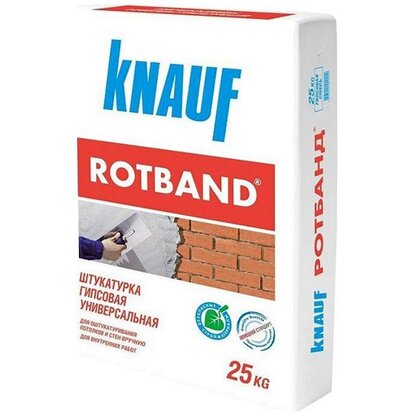 Ротбанд штукатурка 25 кг.